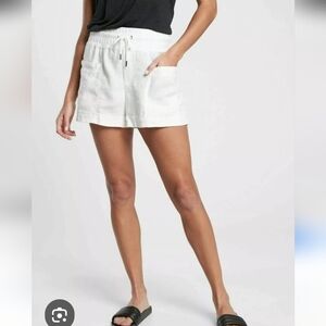 Athleta Women's High Waist White Shorts
